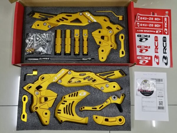 RCB Footrest Full Set S2 Series Yamaha Y15 / Y16 - Image 4