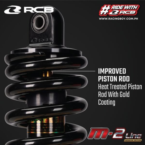 RCB Monoshock M2 Line Premium Black - Y15 / Y16 / LC135 / RS150 / RSX150 - Image 2
