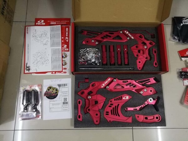 RCB Footrest Full Set S2 Series Yamaha Y15 / Y16 - Image 2