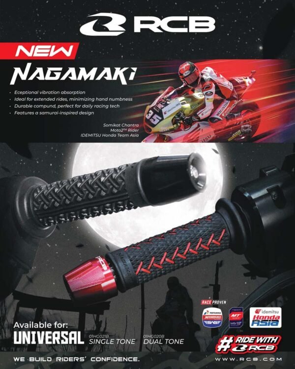 RCB Rubber Handle Grip Nagamaki - Image 2