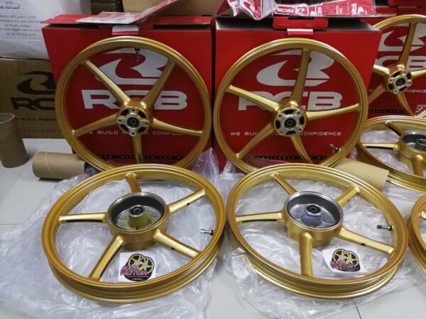 RCB Sport Rim SP522 Yamaha LC135 4S (V1 V2 V3 V4 V5 V6 V7) / Lagenda 110, 115 Size 140/160 - Image 2
