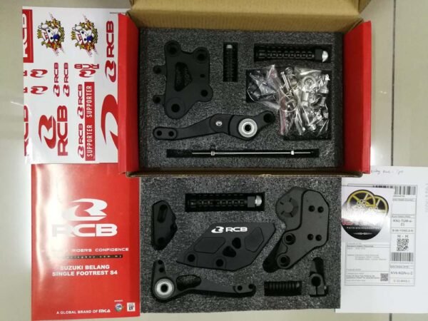 RCB Footrest Single Set S4 Series Suzuki Belang 150 / Raider 150 Fi - Image 4