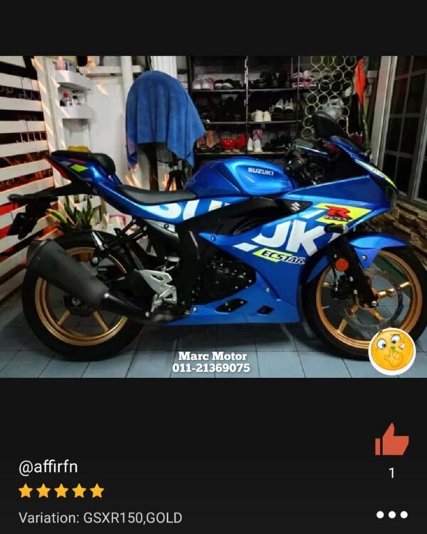 RCB Sport Rim SP522 Suzuki GSXR150 - Image 4