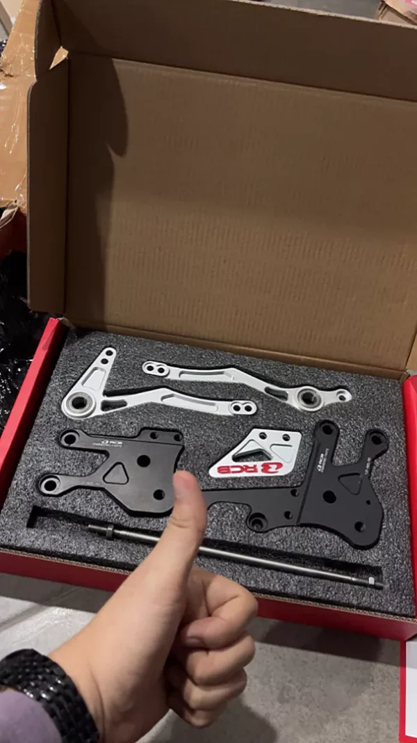 RCB Racing Footrest Yamaha R25 / R3 Single Set RS1 Series - Image 3